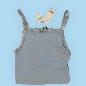 Blue BDG Crop Tank Top